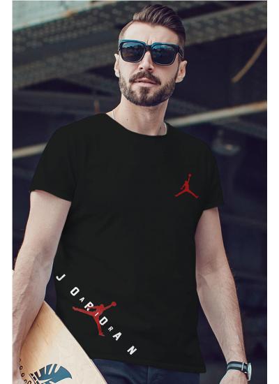 Air Jordan 23 Siyah NBA Erkek Tshirt - Tişört